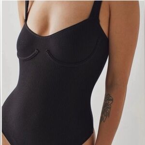 NWOT Free People Intimately In The City Underwire Bodysuit